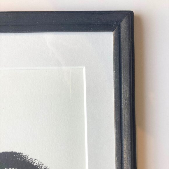 Set of 2: Framed Watercolor Artwork, Black/White - Picture 5 of 11